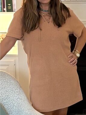UGG | Dresses | New Ugg Classic Hoodie Dress In Sand Heather | Poshmark